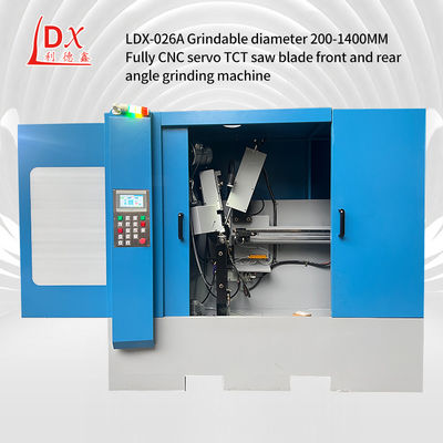 vollständig geschlossene Kreissägenblätter Vorder- und Hinterwinkelschärfmaschine LDX-026A