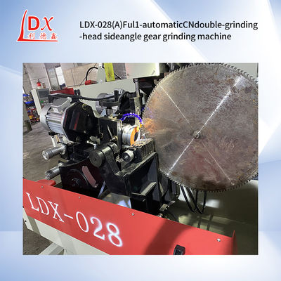 Vollständiges CNC-Sägenblatt Doppelschärfkopf Seitenwinkelschärfmaschine LDX-028A