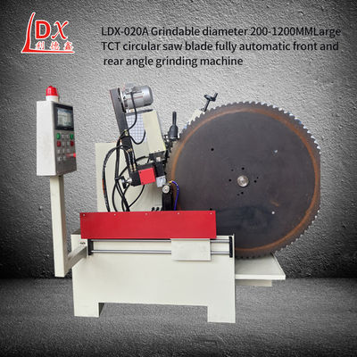LDX-020A 200MM-1000MM Durchmesser TCT Rundsägenblätter Vorder- und Hinterwinkelgetriebe Schleifmaschine