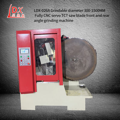 LDX-026A Servo-Zufuhr Große TCT-Sägenblätter Front- und Hinterwinkelschleifmaschine