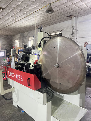 LDX-028A Voll CNC Kreislaufsäge Blatt Servo Präzision Doppelschärfkopf Seitenwinkel Maschine
