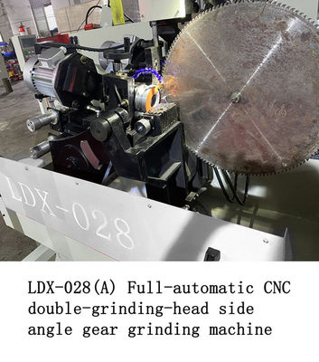 LDX-028A Guangdong CNC Servo Säge Klinge Doppel-Schleifkopf Seitenwinkel-Schleifmaschine