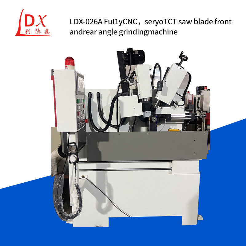 Offene Voll-CNC-Servo-Legierung Kreislaufsäge Blatt Vorder- und Hinterwinkel-Schleifmaschine LDX-026A