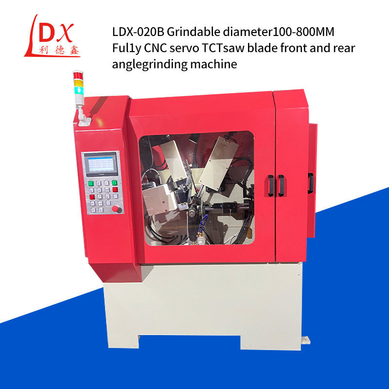 LDX-020B Vollverschluss-CNC-TCT-Sägenblatt Front- und Hinterwinkelschleifmaschine