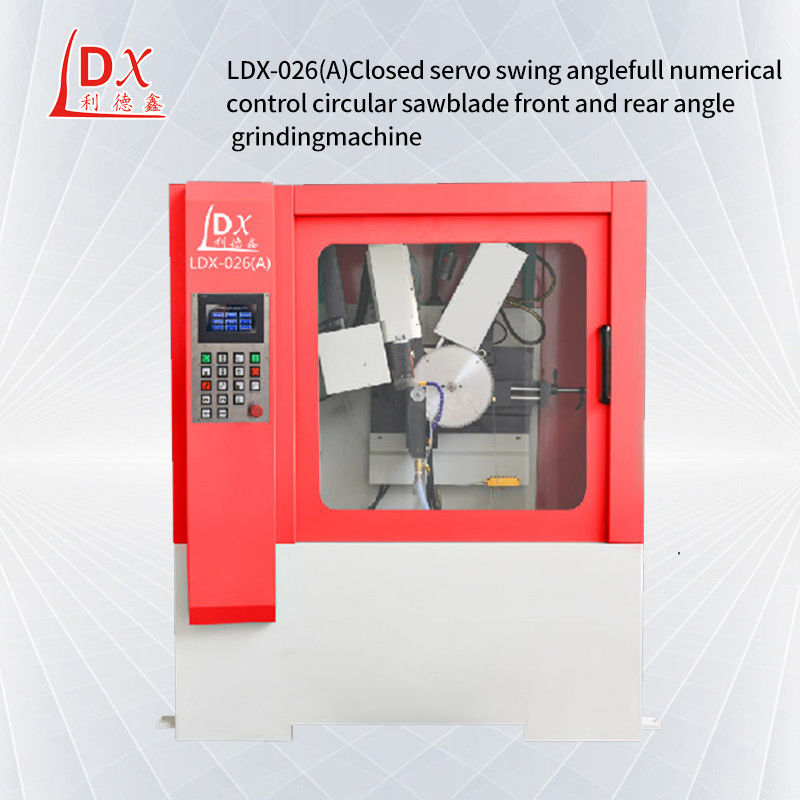 Voll geschlossene CNC-Front- und Hinterwinkelmaschine TCT mit Kreislaufsägeblatt LDX-026A