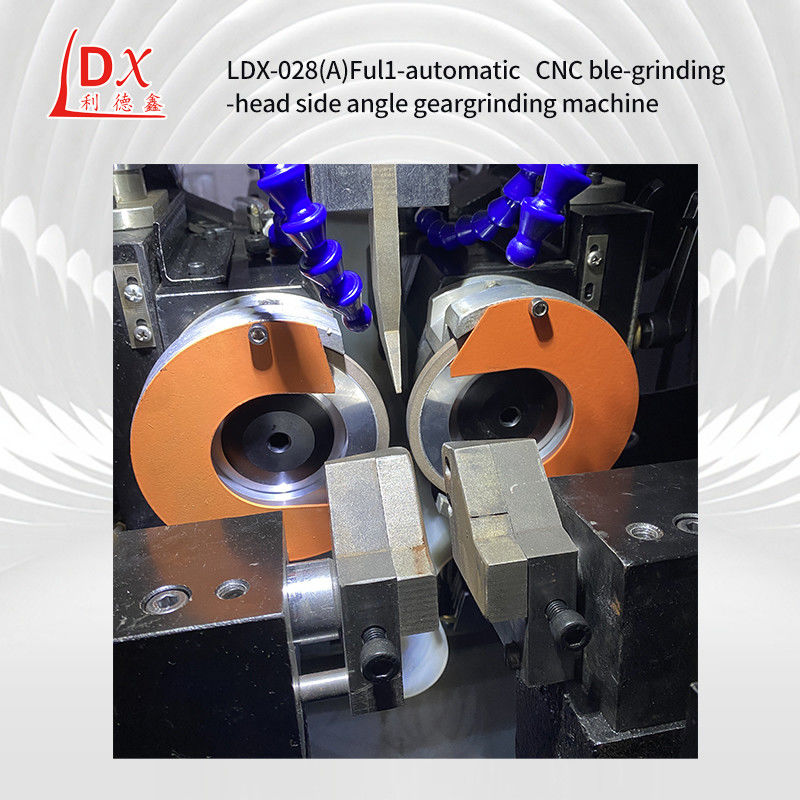 Voll CNC Kreislaufsäge Blatt Doppelschleifkopf Seitenwinkel Getriebe Schleifmaschine LDX-028A