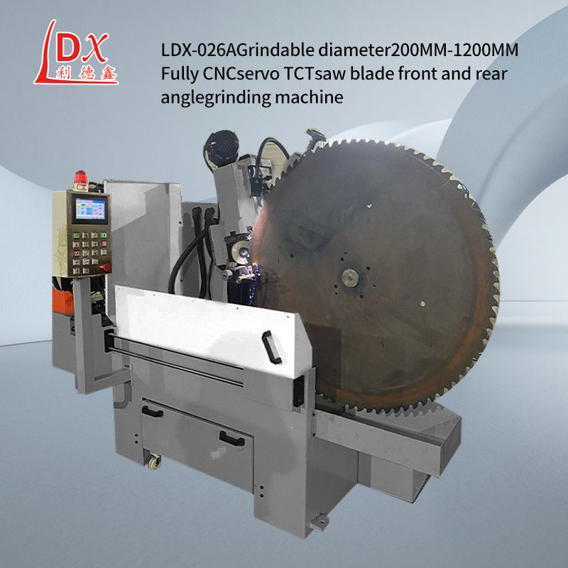 Hochpräzisionsmaschine für große TCT-Sägen mit Front- und Hinterwinkelschleifmaschine LDX-026A