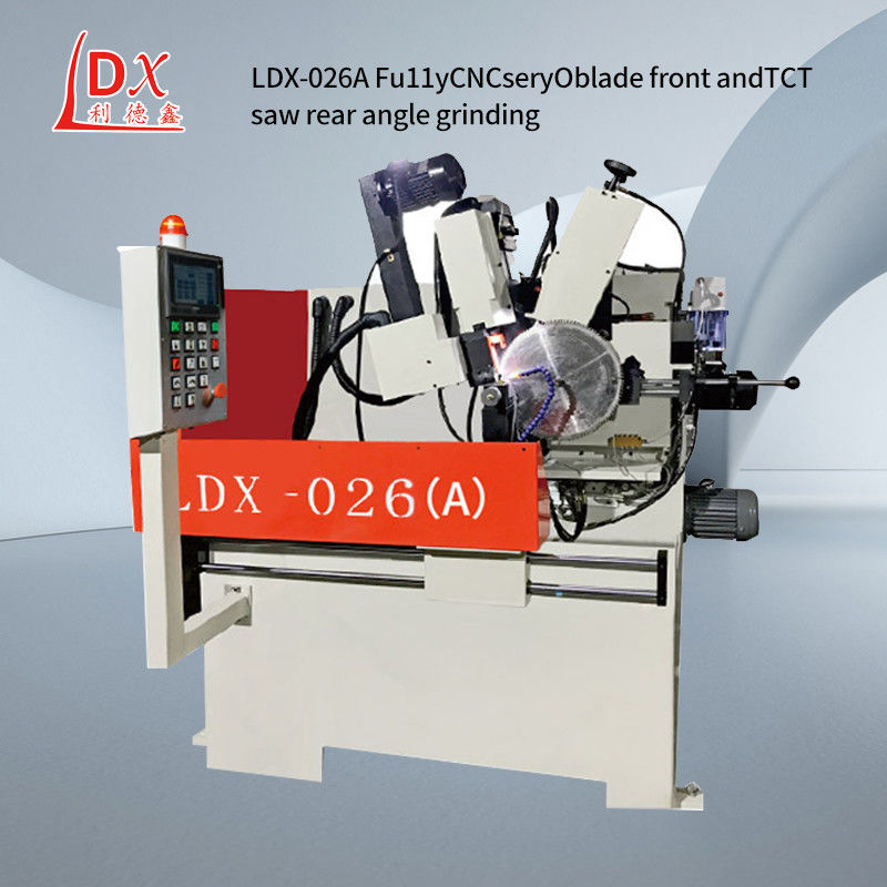Vollservo-Fünf-Achsen-Legierung Rundsägenblatt Front- und Hinterwinkel-Schleifmaschine LDX-026A