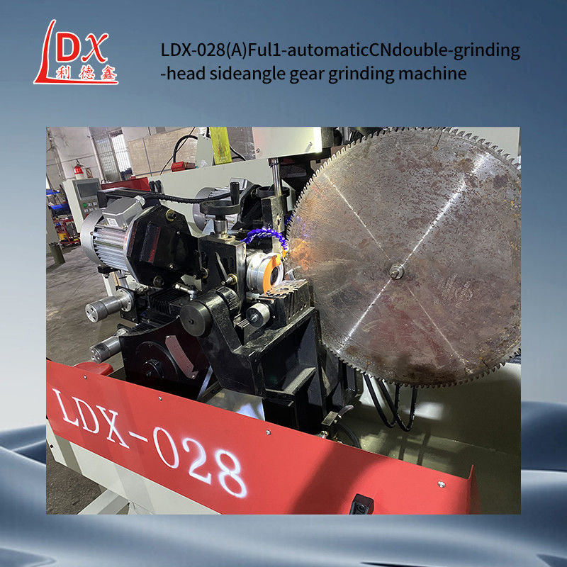 CNC Vollservo TCT Sägeblatt Doppelschleifkopf Seitenschleifmaschine LDX-028A