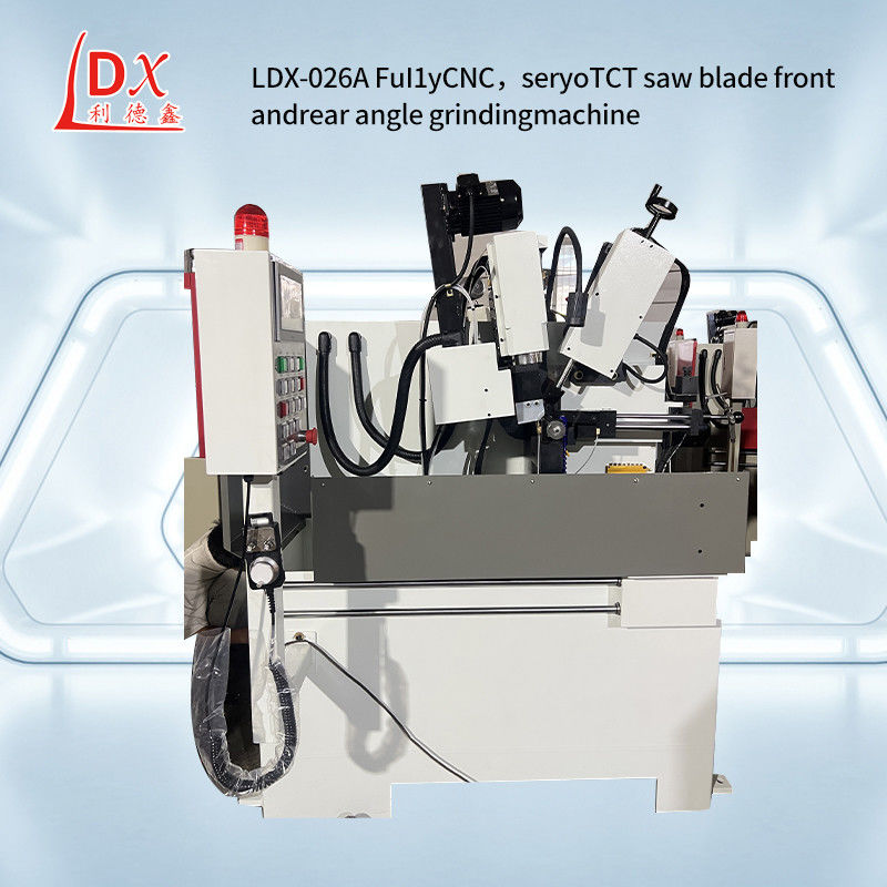 LDX-026A Servo-Zufuhr NC TCT Rundsägenblätter Front- und Hinterwinkelschleifmaschine
