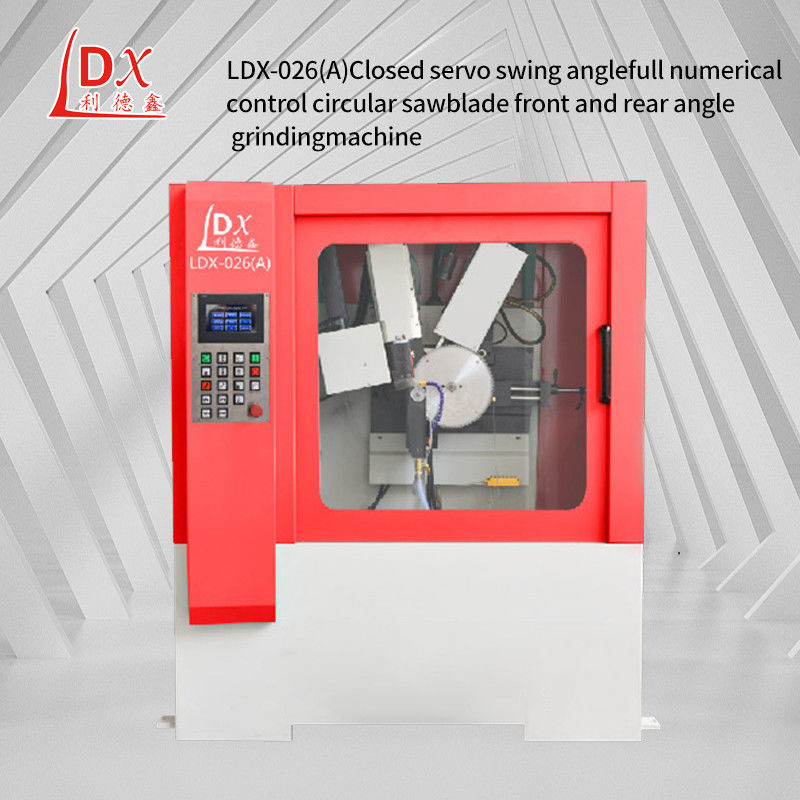 LDX-026A Servo-Zufuhr Voll-CNC-Rundsägenblatt Front- und Hinterwinkelschleifmaschine