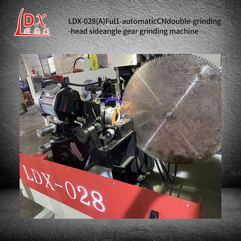 LDX-028A Servo-Full-CNC-Alloy-Sägeblatt Doppel-Schleifkopf-Seiten-Schleifmaschine