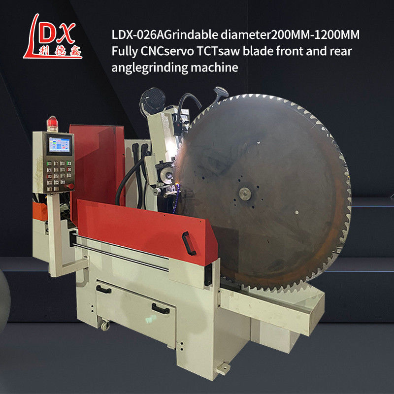 LDX-026A Servo-Zufuhr voll CNC Rundsäge Blatt vordere und hintere Winkel schärfende Maschine
