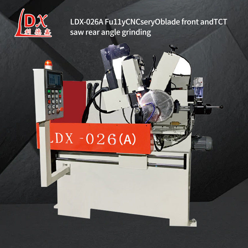LDX-026A CNC-TCT-Rundsägenblatt Front- und Hinterwinkelschleifmaschinenhersteller