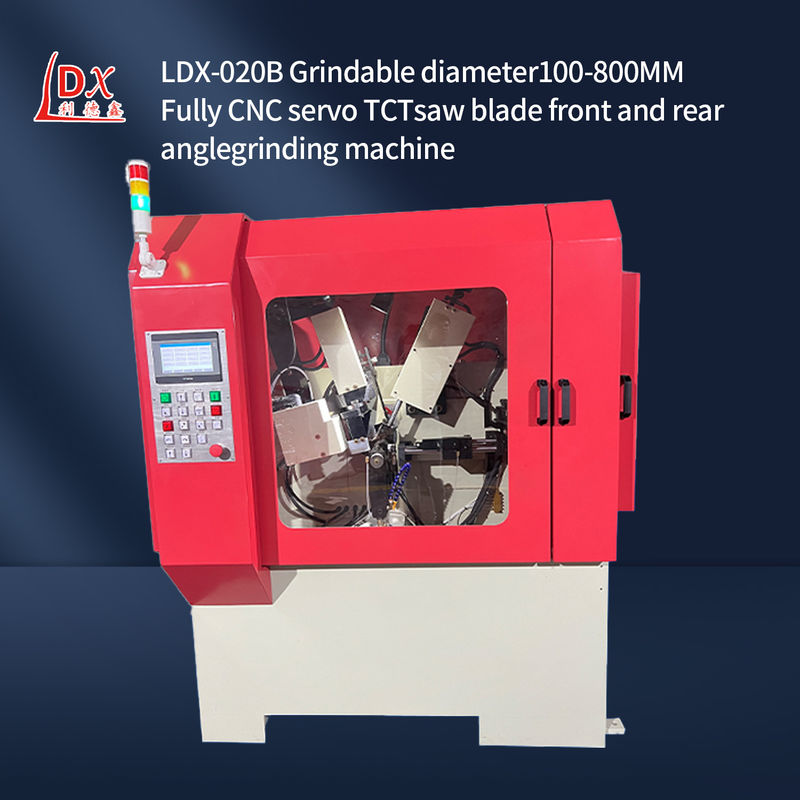 LDX-020B Servo-Zufuhr Voll CNC Sägeblatt Vorder- und Hinterwinkel-Schleifmaschine